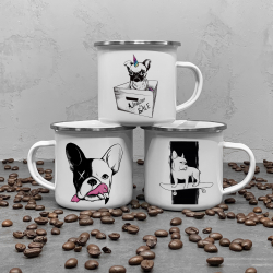 3 Plecháčky francouzský buldoček / unicorn